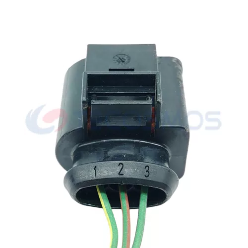 Auto Parts Automotive Waterproof Wire Harness Connector for VW Audi 3-Pin Female 4D0971993A - image 2
